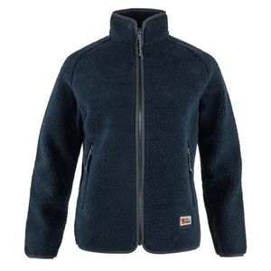 Fjallraven Vardag Pile Fleece Jacket Womens XL navy MSRP $165